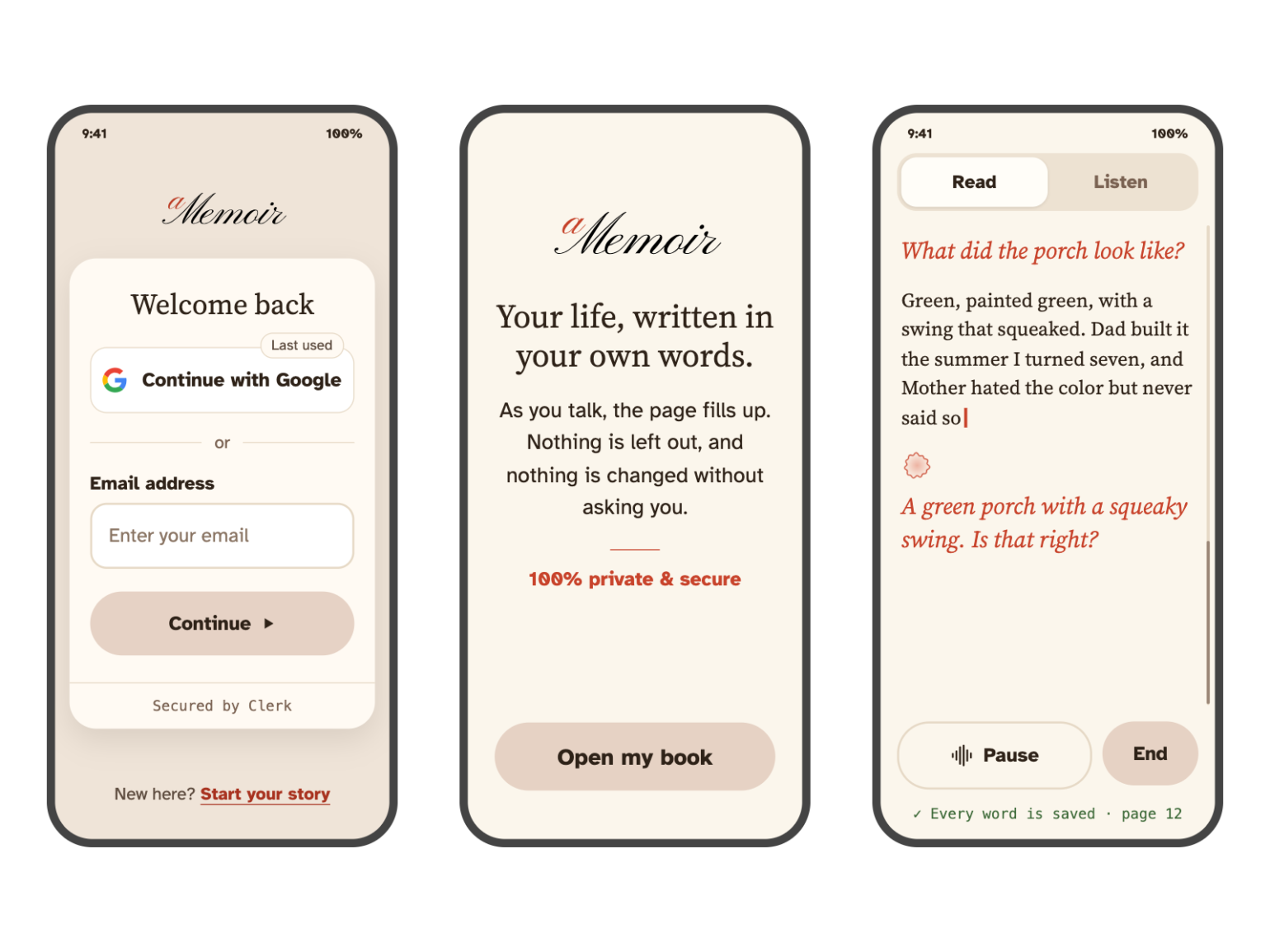a Memoir | AI GhostWriter